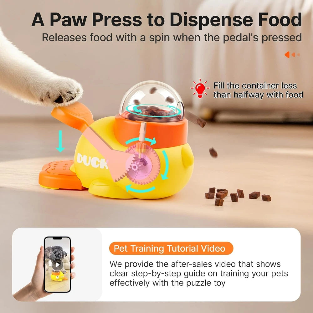 Potaroma Interactive Duck Puzzle Treat Dispenser
