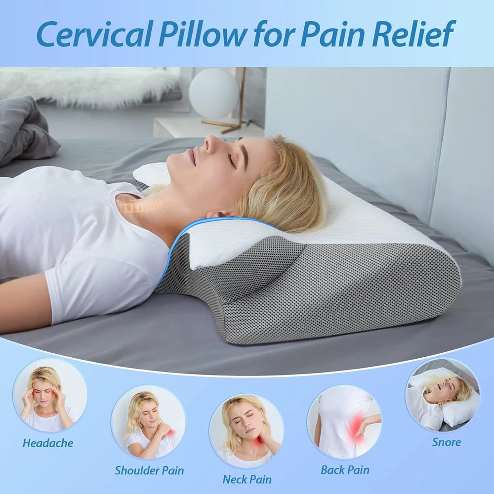 HOMCA Ergonomic Contour Cervical Pillow