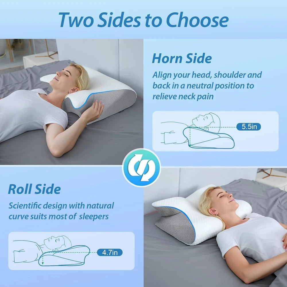 HOMCA Ergonomic Contour Cervical Pillow