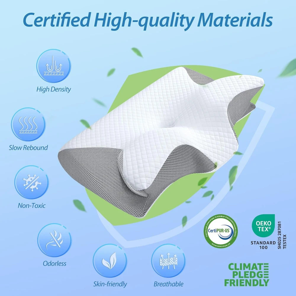 HOMCA Ergonomic Contour Cervical Pillow