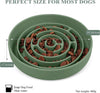 Coomazy Silicone Slow Feeder Dog Bowl