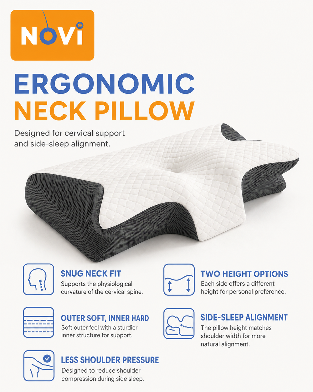 Cervical Pillow Back Support