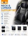 Head Neck & Lumbar Support Pillow Set