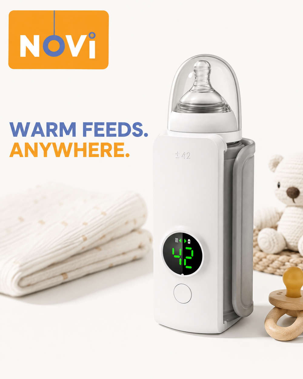 Portable Cordless Milk Bottle Warmer