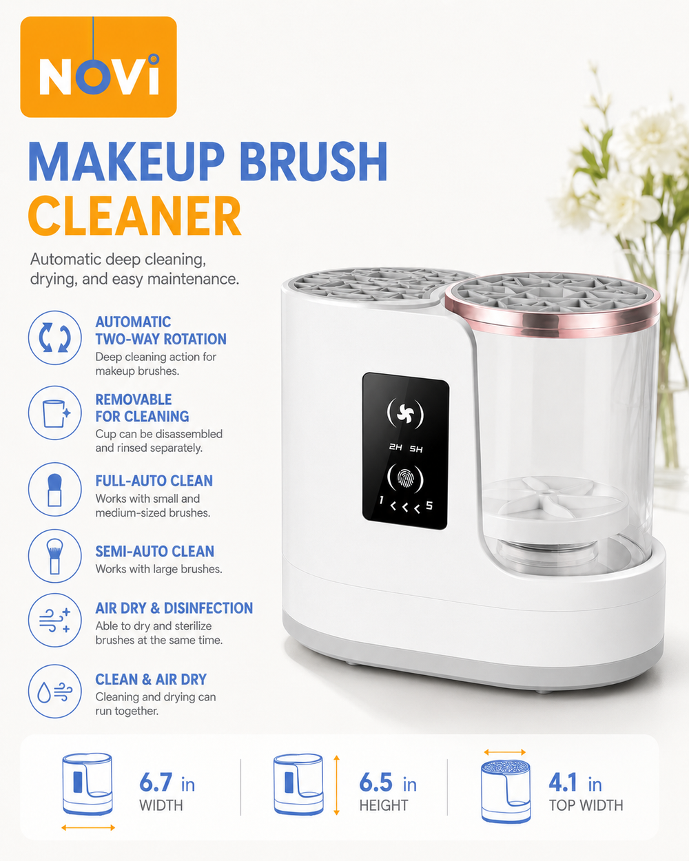 Electric Makeup Brush Cleaner
